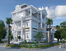 Biệt thự 3 tầng bán cổ điển đẹp