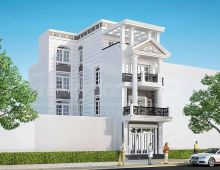Mẫu khách sạn 4 tầng bán cổ điển Tân Phú