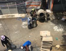 Công trình EM  ĐỨC phường CMT Q 12 dổ tấm 1 ngay. 11 - 6   -  2018  am   lịch