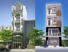 Mẫu nhà phố đẹp CTY Quang Minh