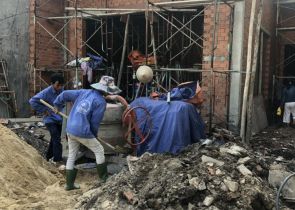 Công trình Anh Trung -Bà điểm Hóc Môn 