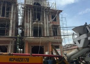 DẤU MỐC THI CÔNG MÁI SÀN TẦNG 4 TẠI PHƯỜNG TRUNG MỸ TÂY, QUẬN 12