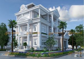 Biệt thự 3 tầng bán cổ điển đẹp