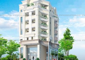 Khách sạn 3 tầng phong cách bán cổ điển