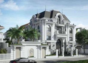 Mẫu biệt thự bán cổ điển 4 tầng tuyệt đẹp