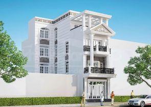 Mẫu khách sạn 4 tầng bán cổ điển Tân Phú