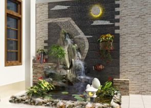 Thác nước ngũ hành- Đem may mắn cho gia chủ