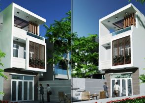 Thiết kế nhà ống 3 tầng tại Quận 12