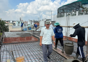  ĐỔ SÀN MÁI TẦNG 2 CÔNG TRÌNH CHÚ ÂN - PHƯỜNG TRUNG MỸ TÂY, Q.12, TP.HCM 