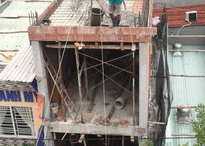 Công trình em ĐỨC phường CMT Q 12 đo tấm 3 ngày 2 - 7 - 2018 am lịch