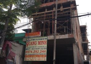 Công trình CHÚ HÀO Phường CMT Q 12 đổ tấm 3 ngày 19 - 5 -2018 am lịch
