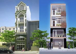 Mẫu nhà phố đẹp CTY Quang Minh