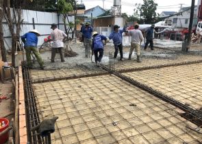 Kiểm tra thi công Công trình anh HUYNH Hóc Môn