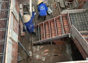 Công tác đổ mái tầng 1 công trình p Tân Chánh Hiệp Q12 ngày 15-11-2024 AL