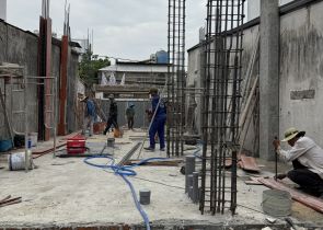 CẬP NHẬT HÌNH ẢNH THI CÔNG CÔNG TRÌNH CHÚ ÂN – PHƯỜNG TRUNG MỸ TÂY, Q.12