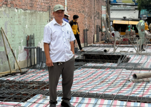 Thi Công Đổ Bê Tông Móng Công Trình Em Bằng – Phường Hiệp Thành, Q.12 Ngày 18-3-2025 Âm Lịch