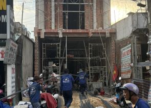  THI CÔNG SẮT SÀN TẦNG 2 - CÔNG TRÌNH EM BẰNG - HIỆP THÀNH, QUẬN 12 