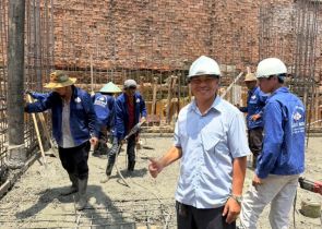 CẬP NHẬT TIẾN ĐỘ THI CÔNG – ĐỔ SÀN MÓNG TẦNG HẦM CÔNG TRÌNH ANH GIANG 