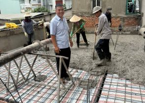 CẬP NHẬT TIẾN ĐỘ ĐỔ MÁI LẦU 1 - CÔNG TRÌNH EM HẢI YẾN | Q.12, TP.HCM