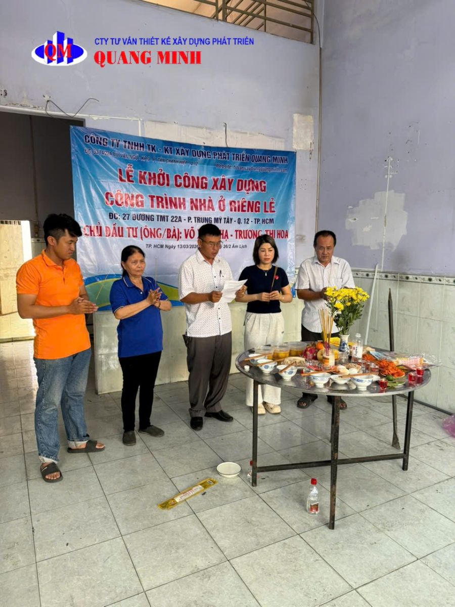 Lễ động thổ là dấu mốc quan trọng, đánh dấu bước khởi đầu cho một công trình mới với mong muốn thuận buồm xuôi gió – thi công suôn sẻ – hoàn thiện bền vững.