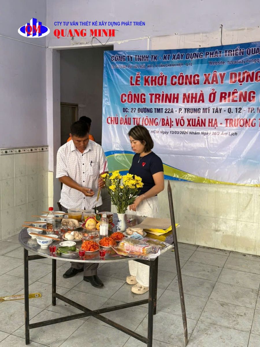 Lễ động thổ là dấu mốc quan trọng, đánh dấu bước khởi đầu cho một công trình mới với mong muốn thuận buồm xuôi gió – thi công suôn sẻ – hoàn thiện bền vững.