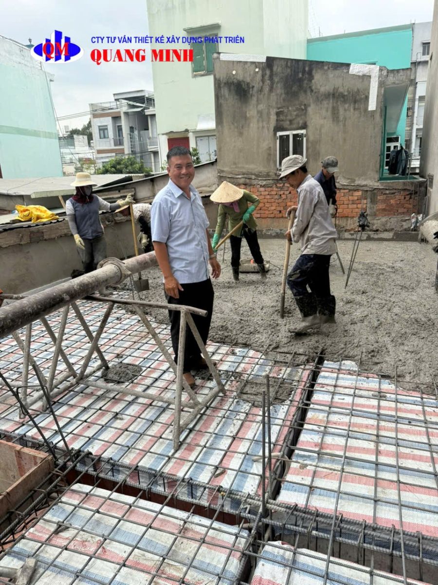 CẬP NHẬT TIẾN ĐỘ ĐỔ MÁI LẦU 1 - CÔNG TRÌNH EM HẢI YẾN | Q.12, TP.HCM