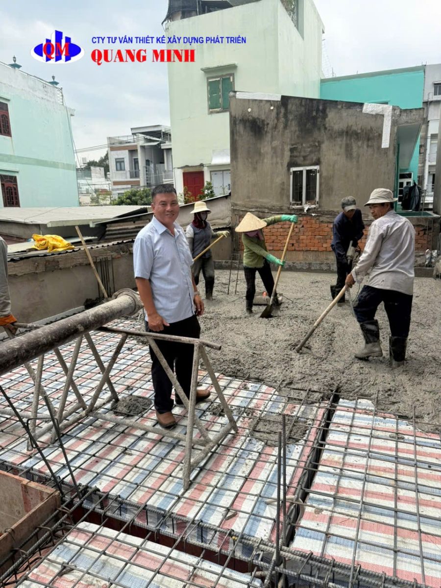 CẬP NHẬT TIẾN ĐỘ ĐỔ MÁI LẦU 1 - CÔNG TRÌNH EM HẢI YẾN | Q.12, TP.HCM