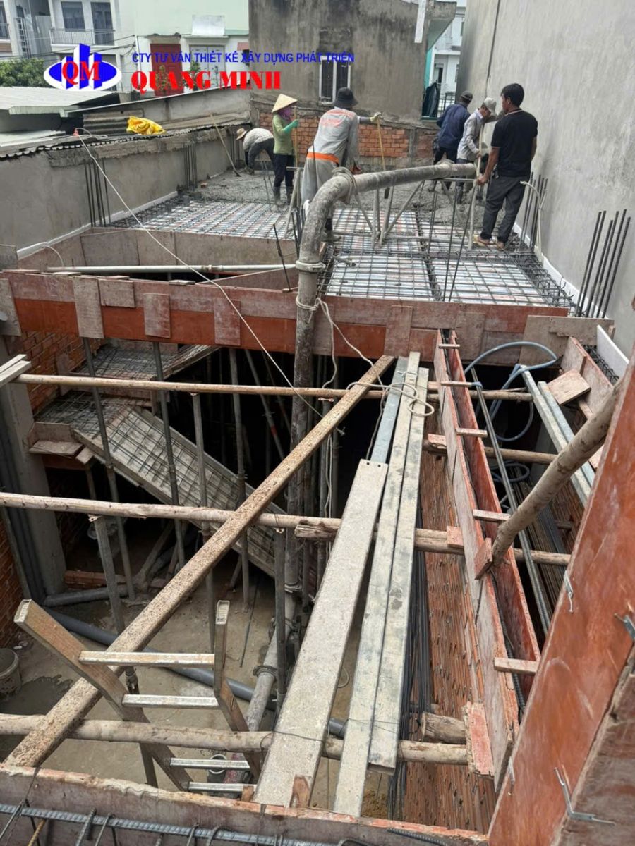 CẬP NHẬT TIẾN ĐỘ ĐỔ MÁI LẦU 1 - CÔNG TRÌNH EM HẢI YẾN | Q.12, TP.HCM