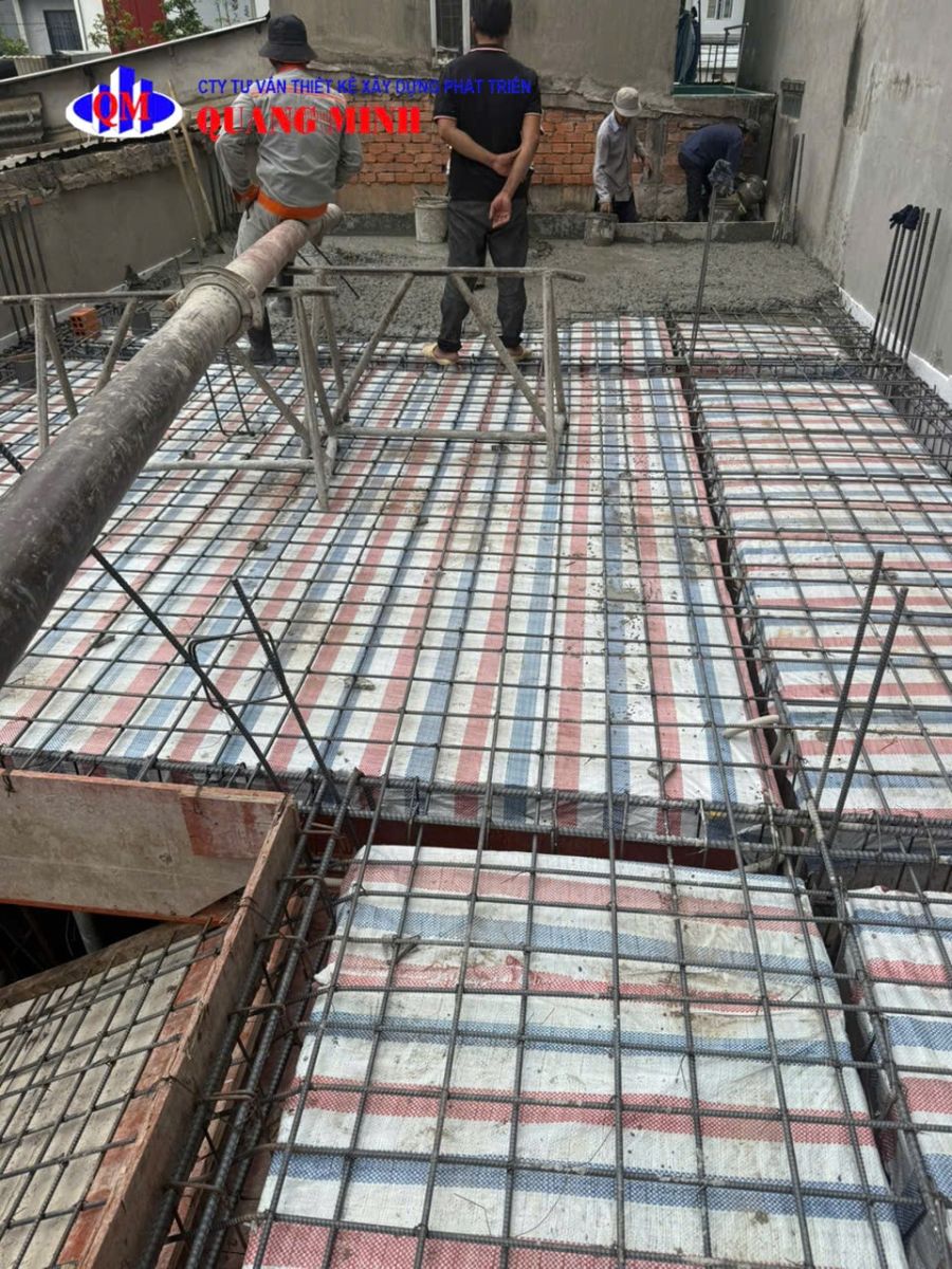 CẬP NHẬT TIẾN ĐỘ ĐỔ MÁI LẦU 1 - CÔNG TRÌNH EM HẢI YẾN | Q.12, TP.HCM