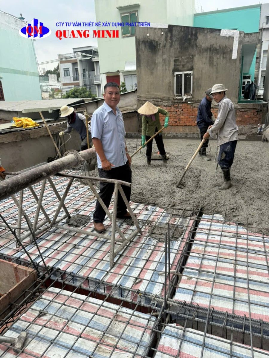 CẬP NHẬT TIẾN ĐỘ ĐỔ MÁI LẦU 1 - CÔNG TRÌNH EM HẢI YẾN | Q.12, TP.HCM