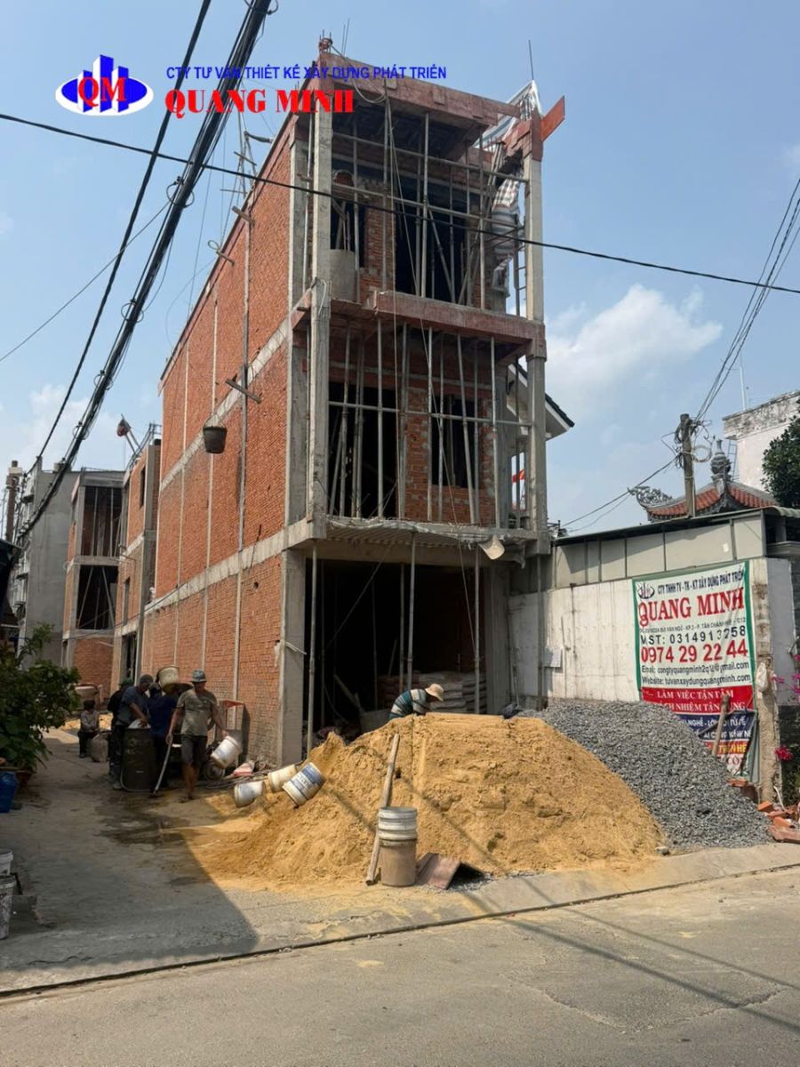 CẬP NHẬT TIẾN ĐỘ THI CÔNG – ĐỔ MÁI BÊ TÔNG LẦU 3 CÔNG TRÌNH ANH TRUNG | Q.12, TP.HCM