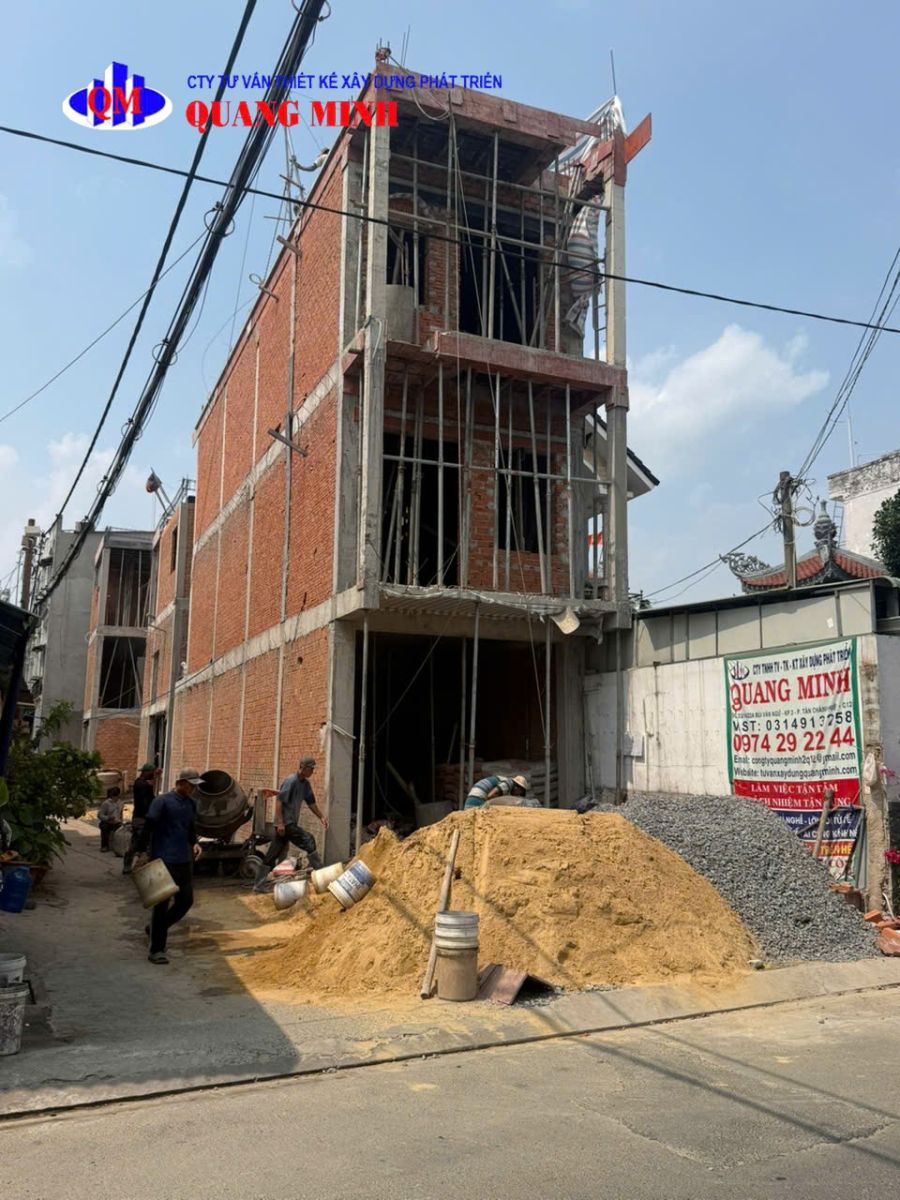 CẬP NHẬT TIẾN ĐỘ THI CÔNG – ĐỔ MÁI BÊ TÔNG LẦU 3 CÔNG TRÌNH ANH TRUNG | Q.12, TP.HCM