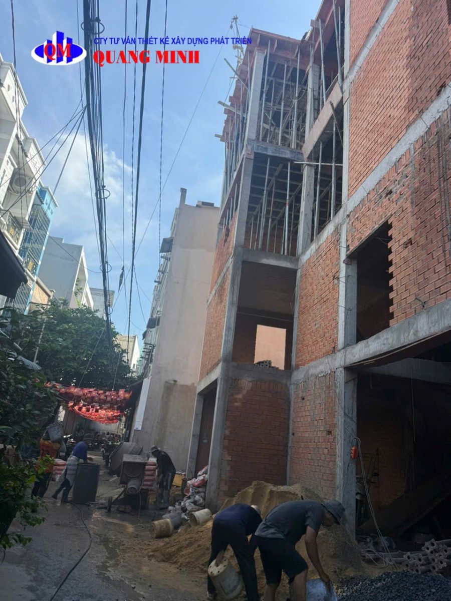 CẬP NHẬT TIẾN ĐỘ THI CÔNG – ĐỔ BÊ TÔNG SÀN LẦU 4 | CÔNG TRÌNH EM THƠ - P. TRUNG MỸ TÂY, Q.12, TP.HCM