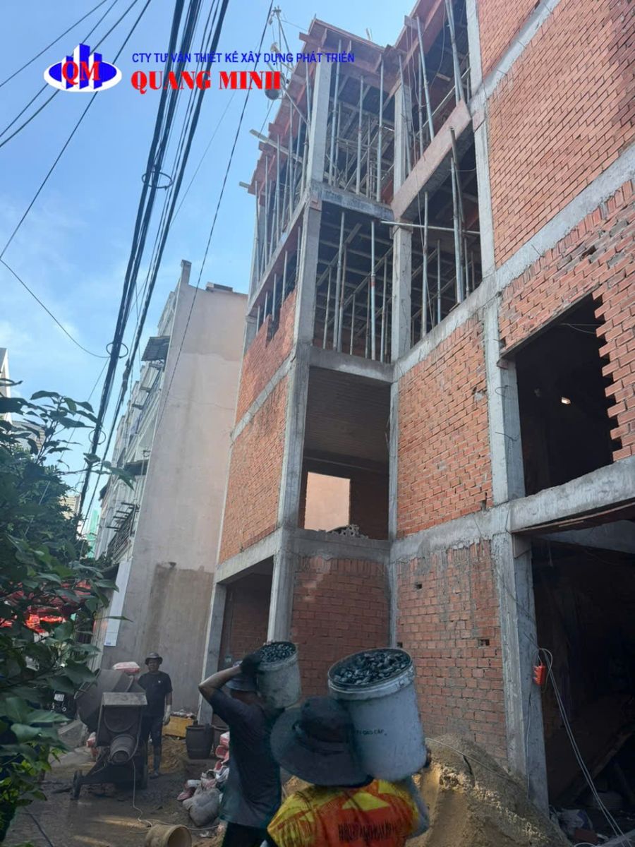 CẬP NHẬT TIẾN ĐỘ THI CÔNG – ĐỔ BÊ TÔNG SÀN LẦU 4 | CÔNG TRÌNH EM THƠ - P. TRUNG MỸ TÂY, Q.12, TP.HCM