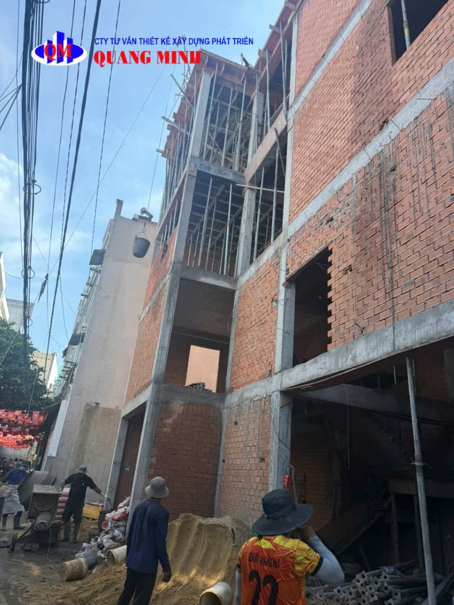 CẬP NHẬT TIẾN ĐỘ THI CÔNG – ĐỔ BÊ TÔNG SÀN LẦU 4 | CÔNG TRÌNH EM THƠ - P. TRUNG MỸ TÂY, Q.12, TP.HCM